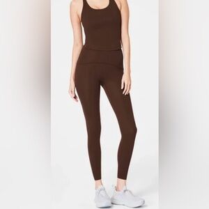 SPANXshape Booty Boost Full Length Leggings in Espresso Size Medium